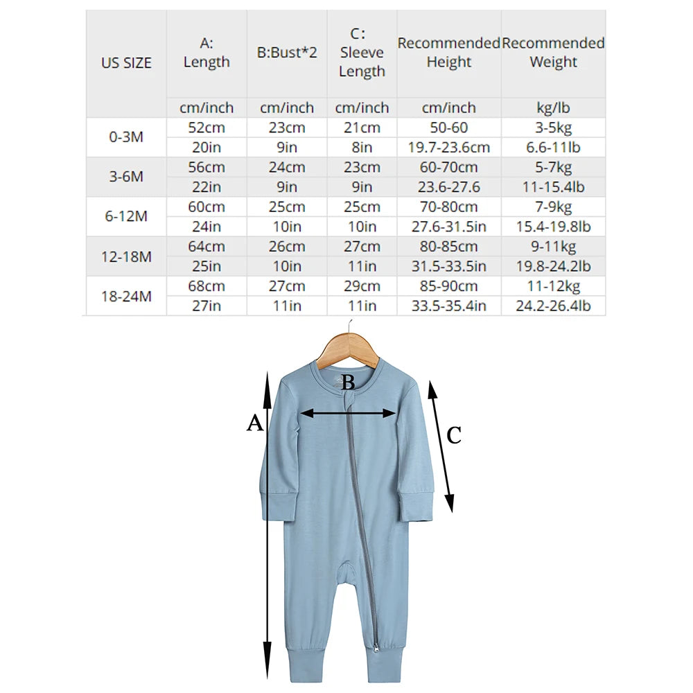 2024 Newborn Baby Bamboo Fiber Romper Solid Breathable Long Sleeve Clothes For 0-12M Boy Girl Jumpsuit Infant Loungewear Pajamas